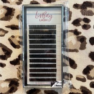 LivBay Lash - D Curl, 14mm, 0.15